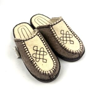 Mongolian Wool Slippers 36 Tsagaan ALT Wool Shop Womens Slip On‎ Brand New